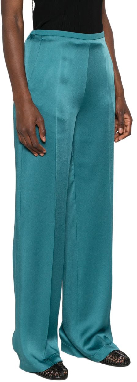Forte Forte Trousers Green Navy