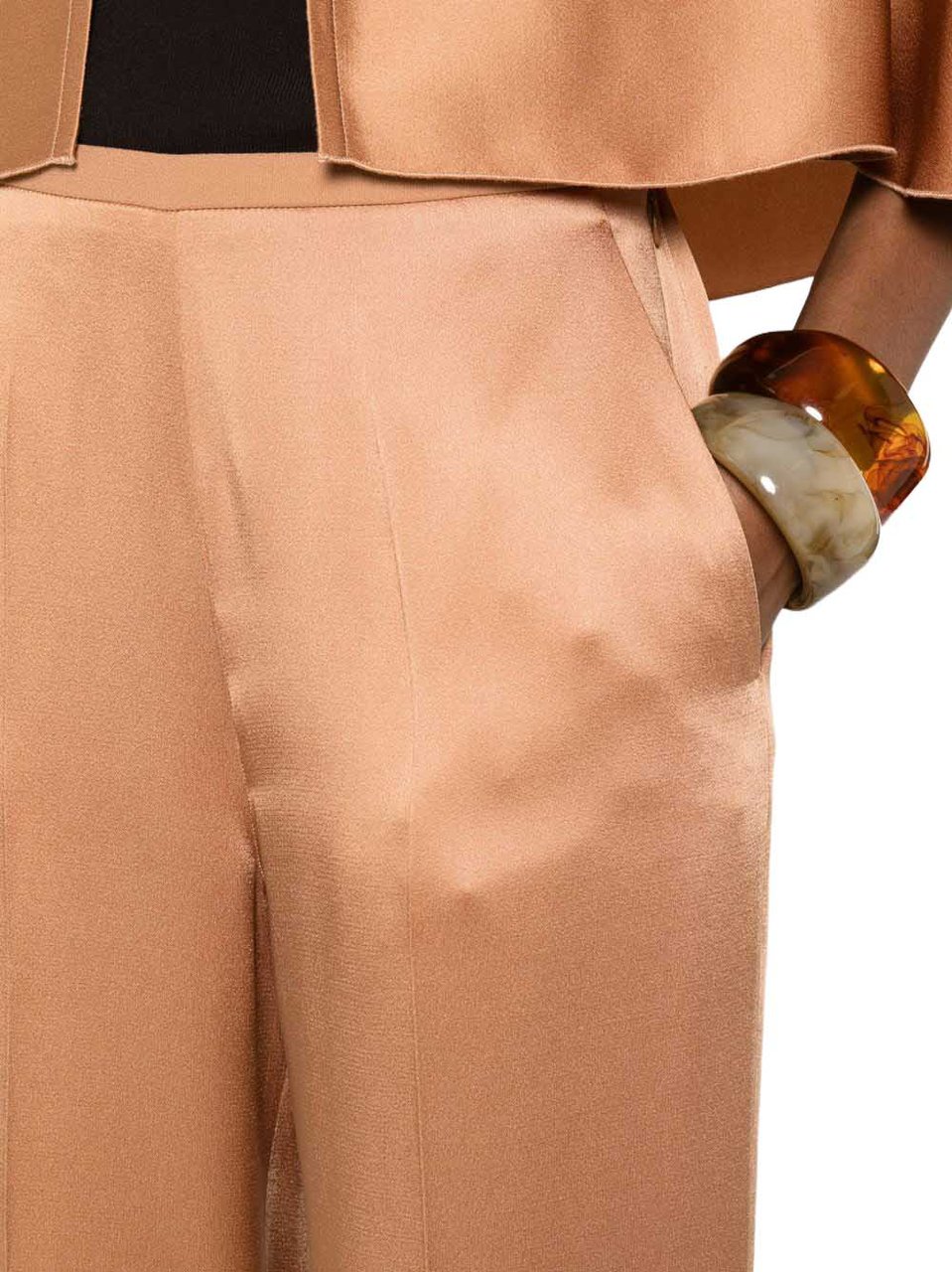 Forte Forte Trousers Brown Beige