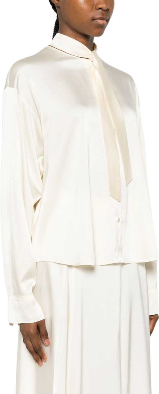 Forte Forte Shirts Avorio Wit