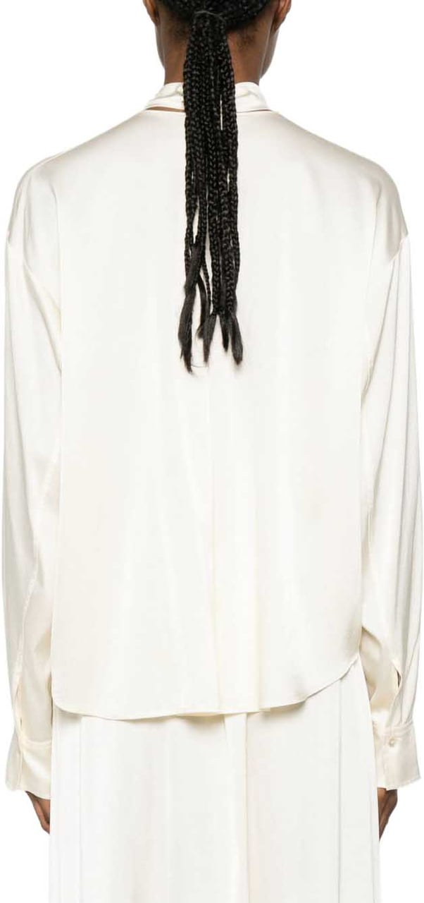 Forte Forte Shirts Avorio Wit