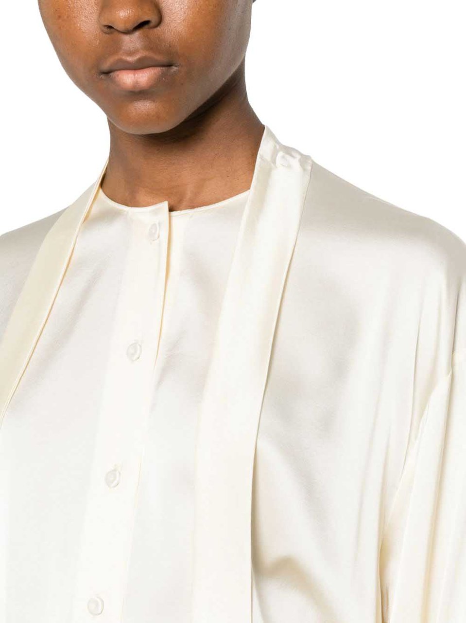 Forte Forte Shirts Avorio Wit