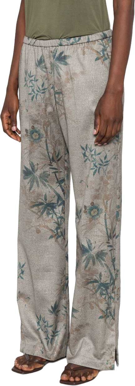 Forte Forte Trousers Green Groen