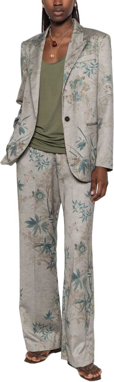 Forte Forte Trousers Green Groen