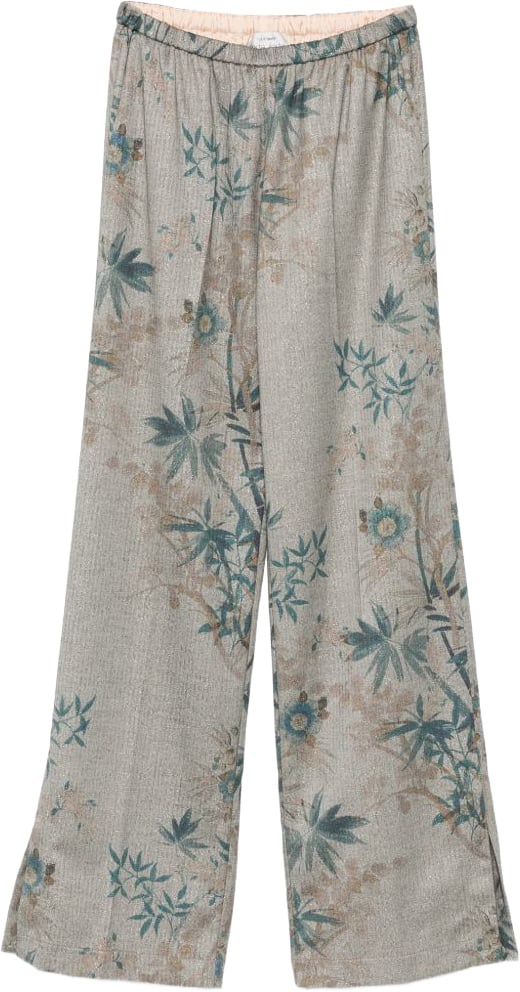 Forte Forte Trousers Green Groen
