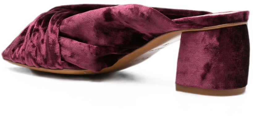 Forte Forte Sandals Red Maroon
