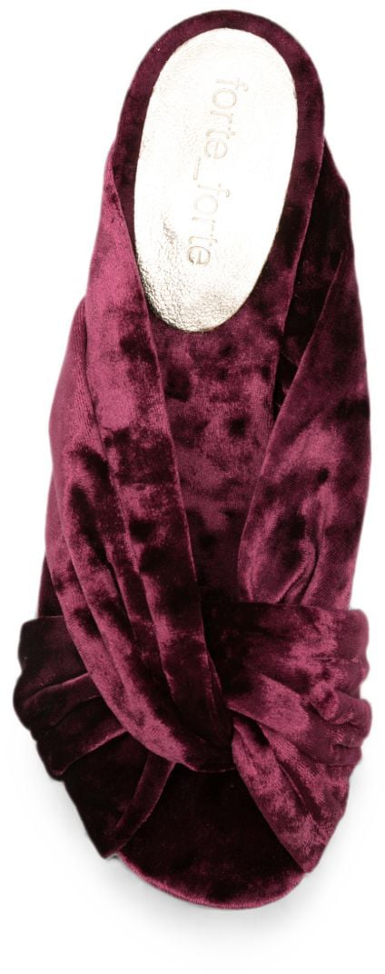 Forte Forte Sandals Red Maroon