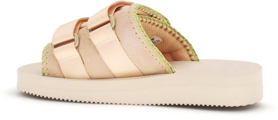 Forte Forte Crossed Strap Sandals with Padded Texture Neutraal