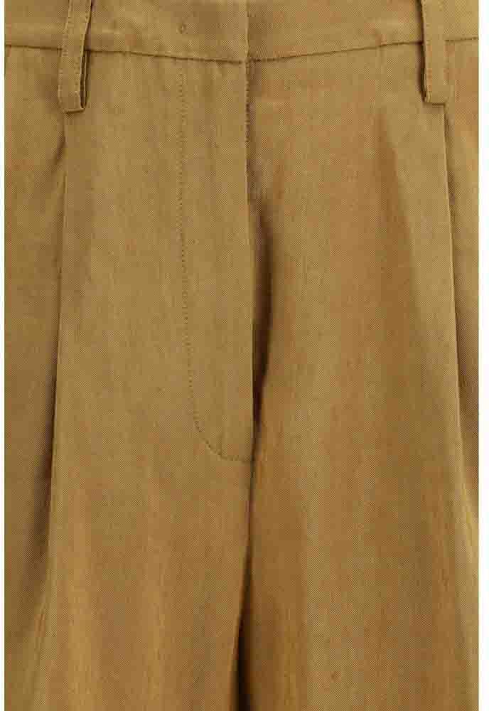 Forte Forte Forte_Forte Beige Linen Bermuda Shorts Beige