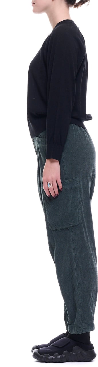 Forte Forte Minimalist Crew-Neck Knit Sweater Zwart