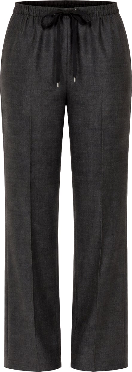 Forte Forte High-Rise Straight-Leg Pants Zwart