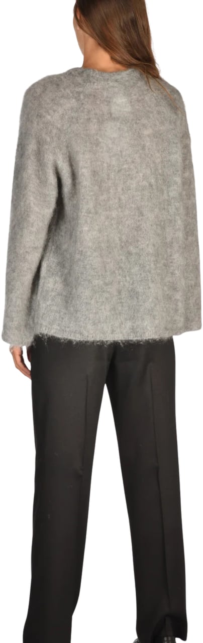Forte Forte Mohair-Blend Knit Sweater Grijs