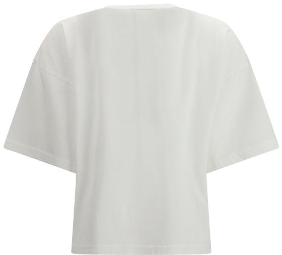 Forte Forte Forte_Forte White Cotton T-Shirt Wit