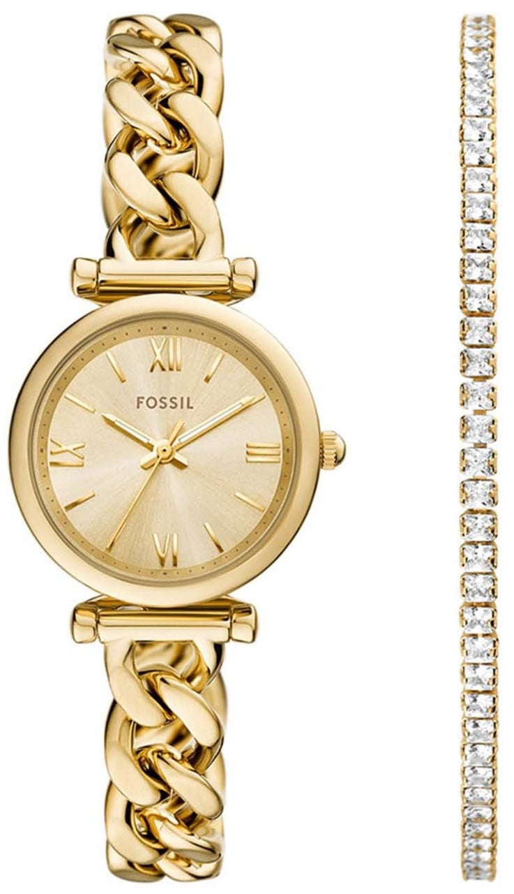 Fossil Carlie Gift Set Goud