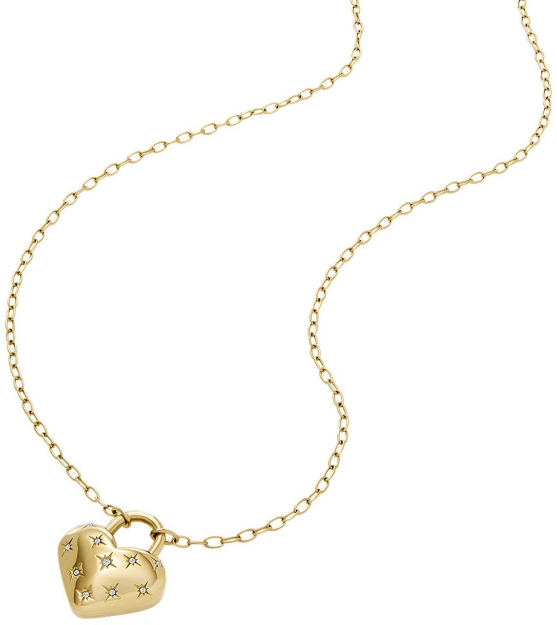 Fossil - Ketting - Goud Goud