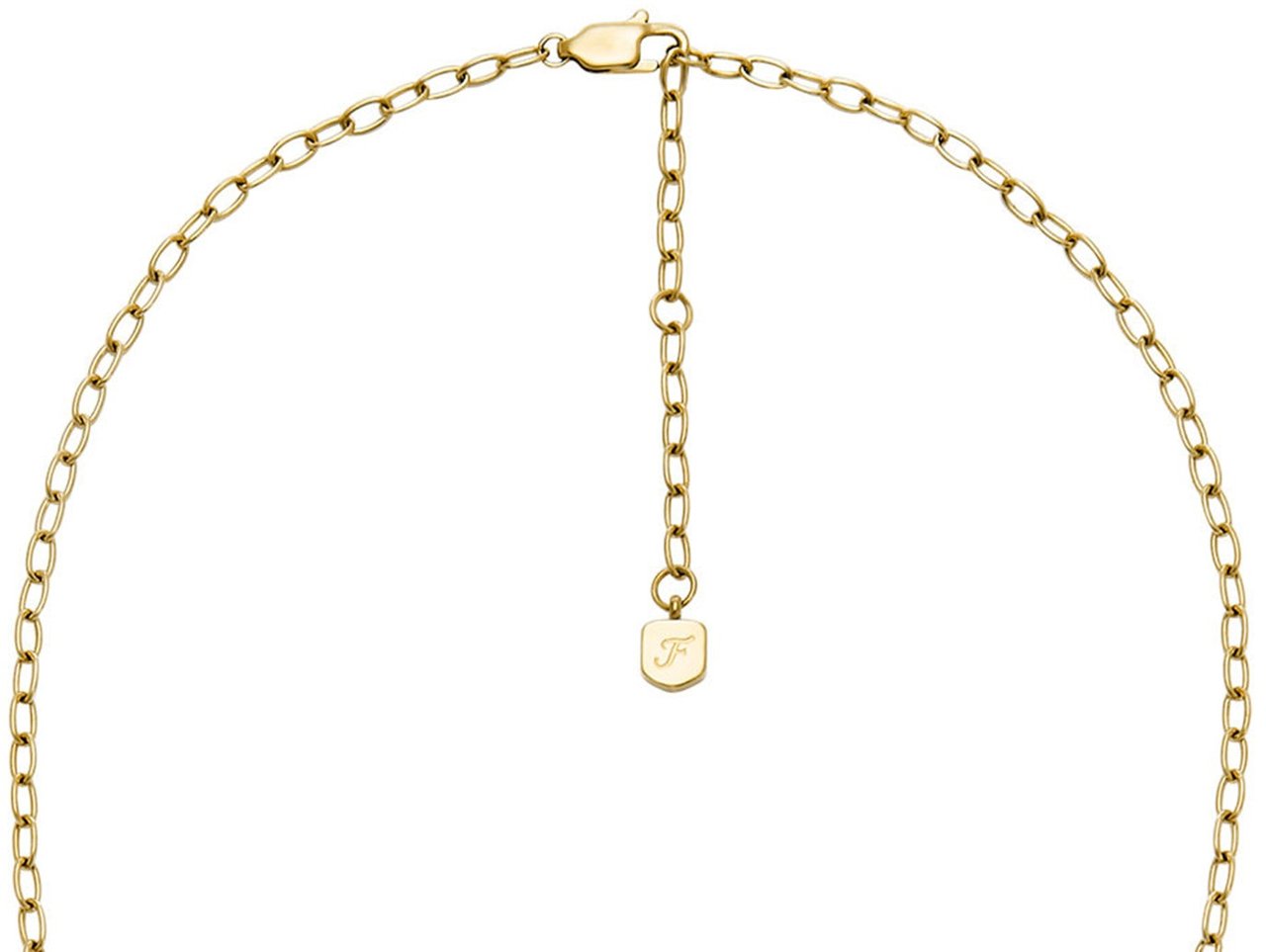 Fossil - Ketting - Goud Goud