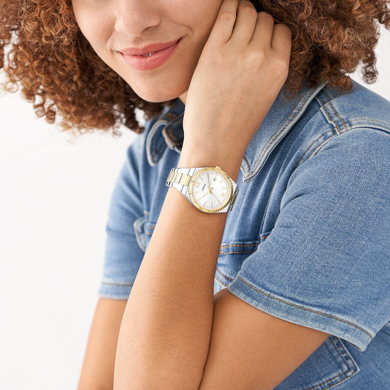 Fossil Scarlette - Horloge - Zilver Divers