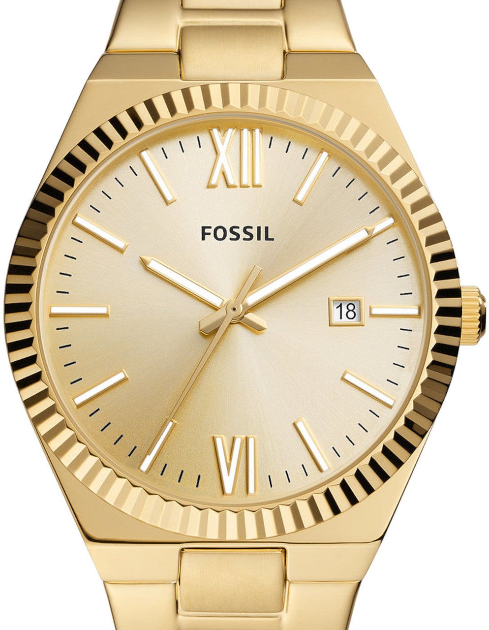 Fossil Scarlette - Horloge - Goud Goud