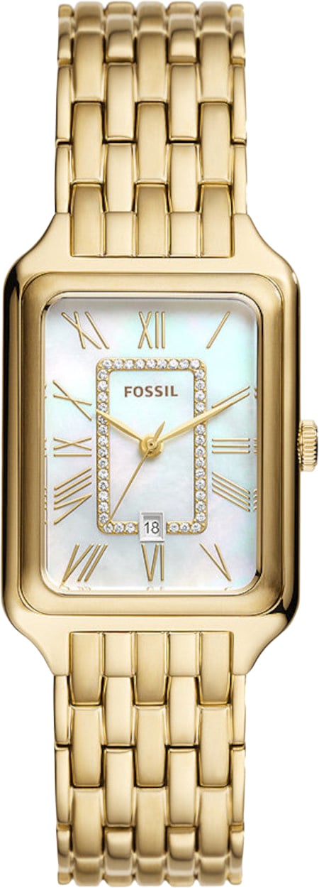 Fossil - Horloge - Wit Goud