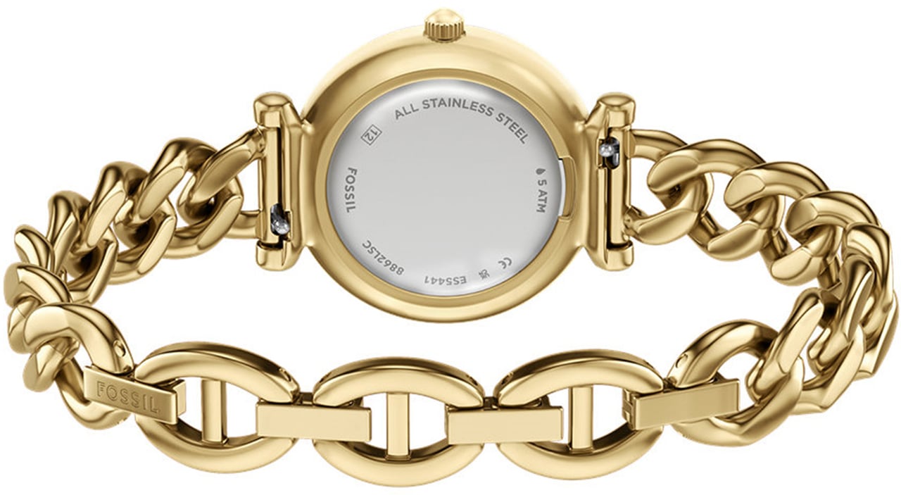 Fossil - Horloge - Groen Goud