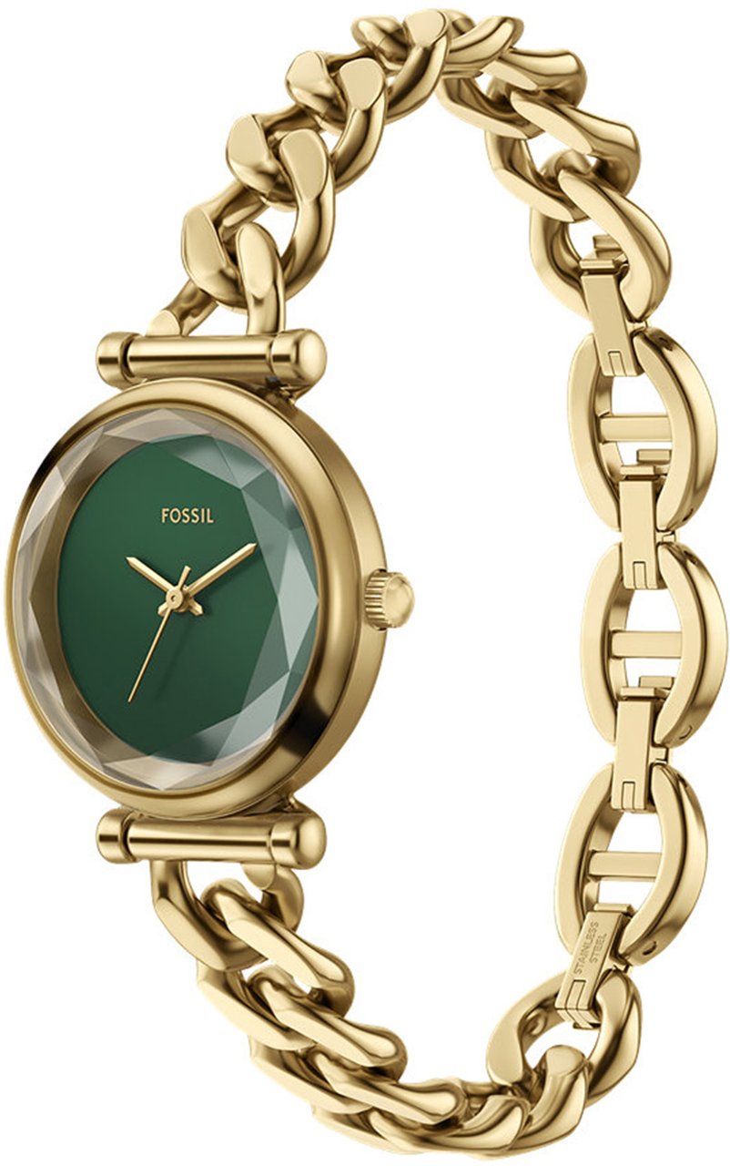 Fossil - Horloge - Groen Goud