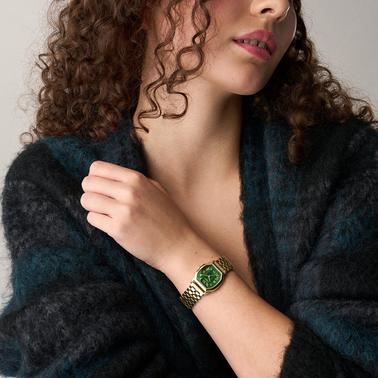 Fossil - Horloge - Groen Goud