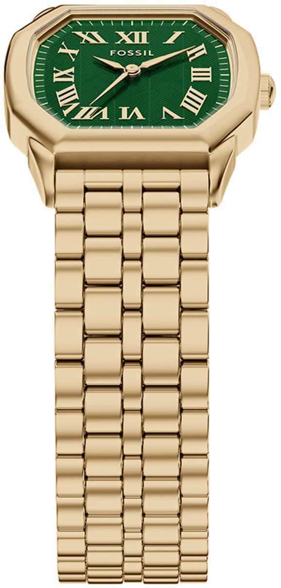 Fossil - Horloge - Groen Goud