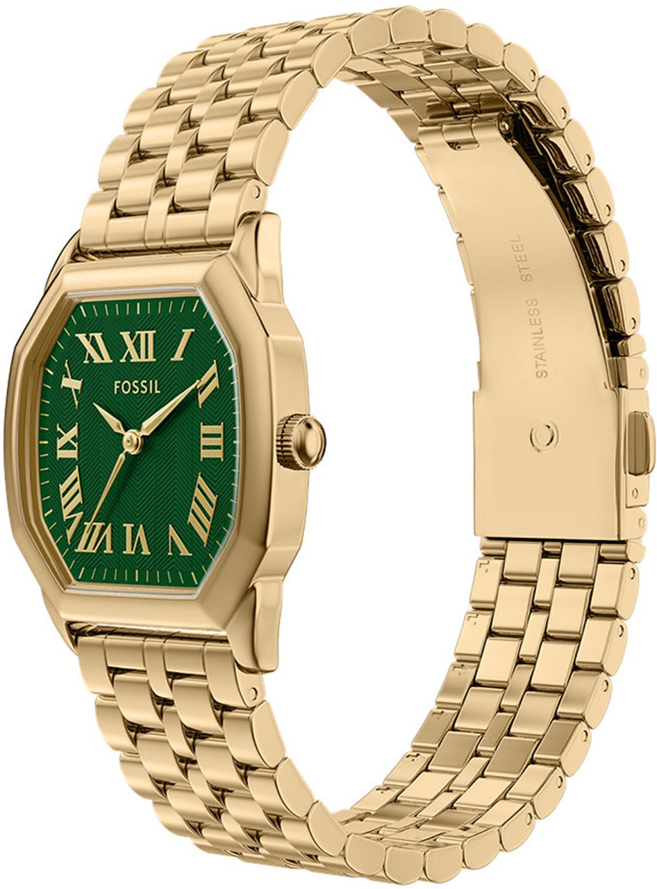 Fossil - Horloge - Groen Goud