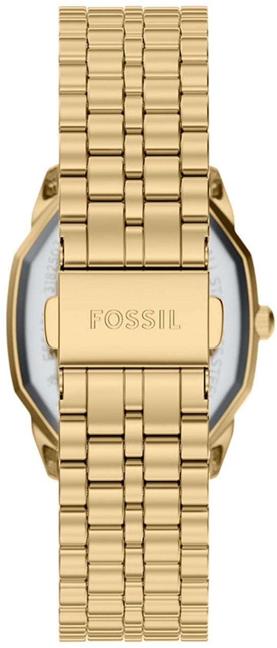 Fossil - Horloge - Groen Goud