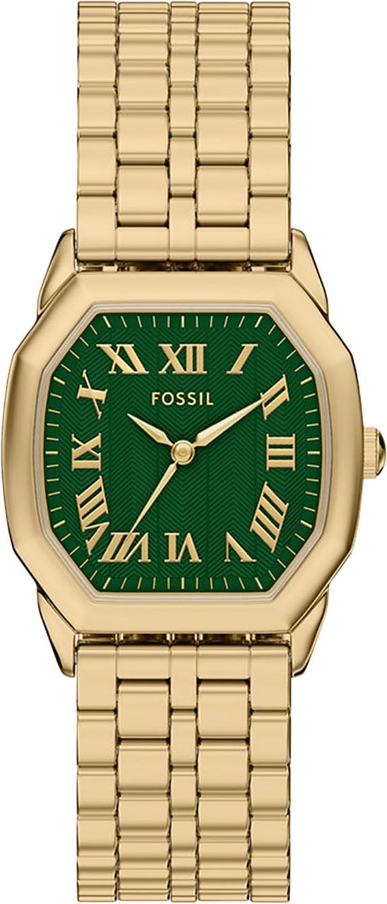 Fossil - Horloge - Groen Goud