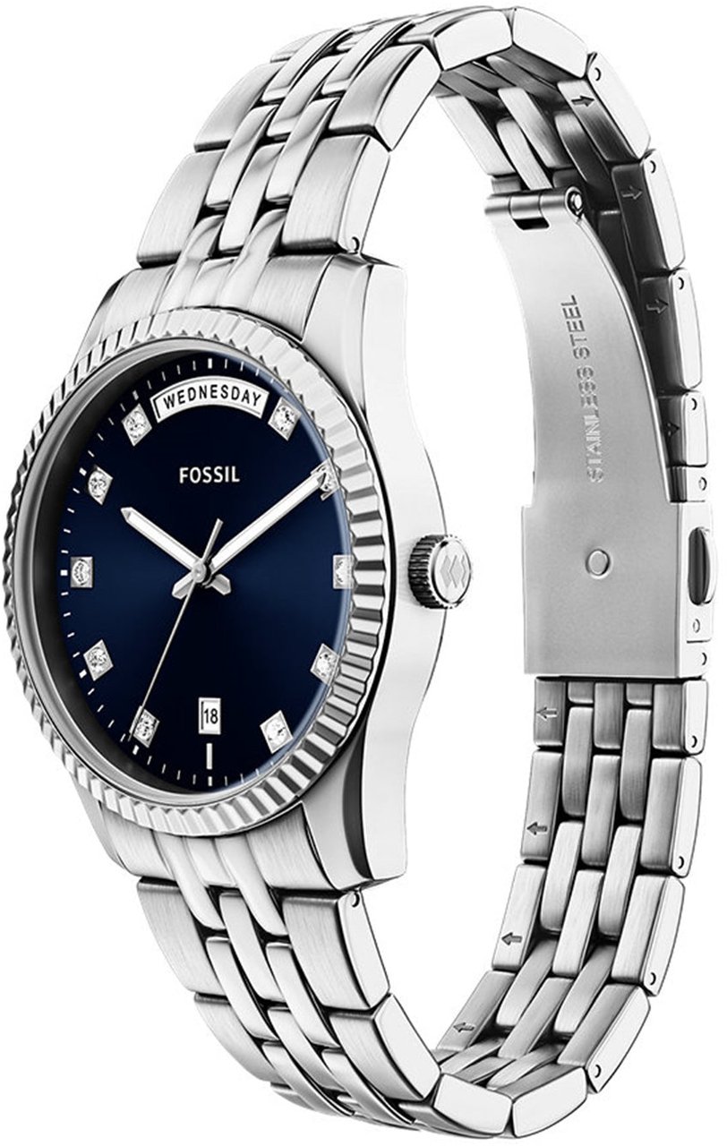 Fossil - Horloge - Zilver Divers