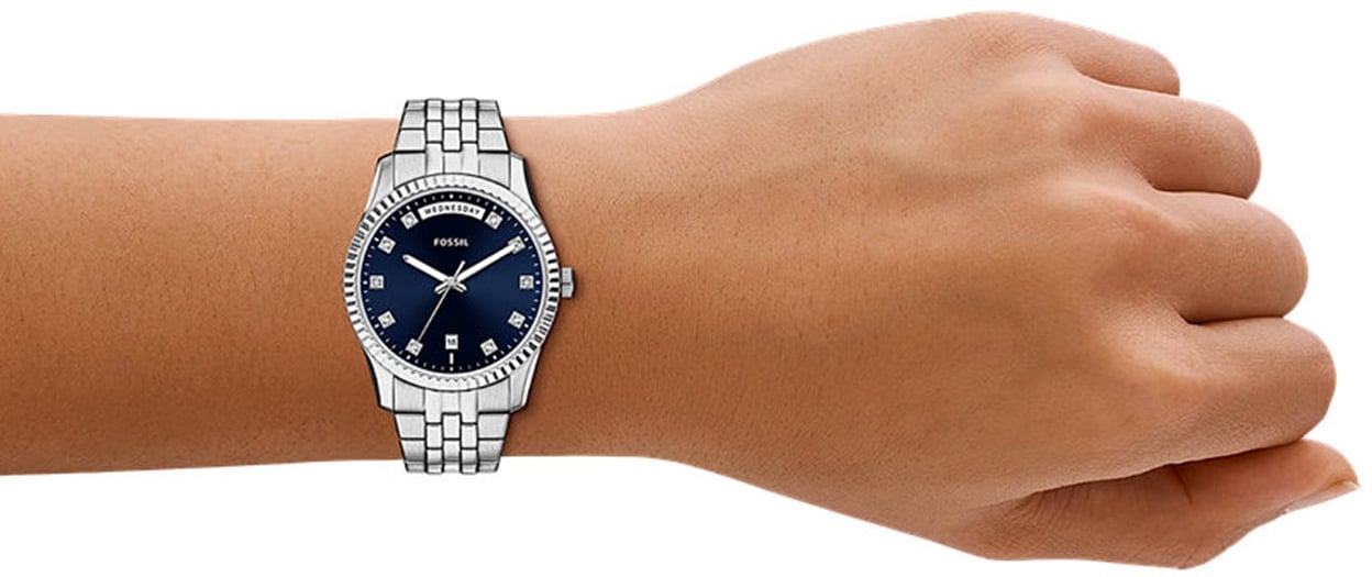 Fossil - Horloge - Zilver Divers