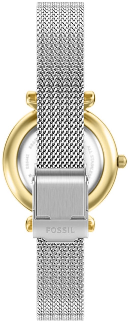 Fossil Carlie - Horloge - Zilver Divers