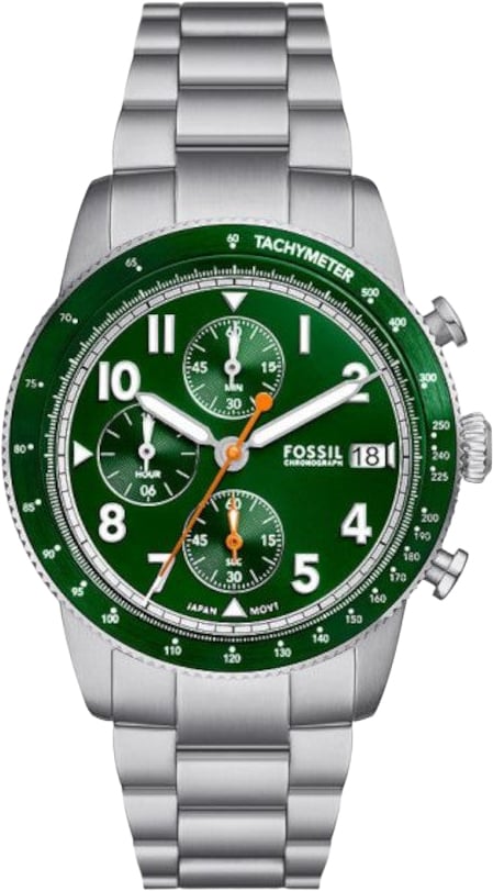 Fossil Sport Tourer - Horloge - Zilver Divers
