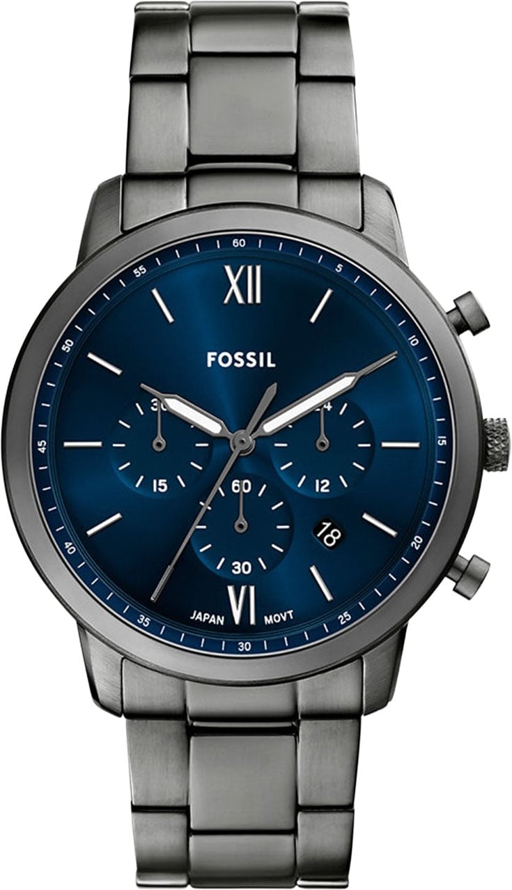 Fossil Neutra Chrono - Horloge - Blauw Grijs