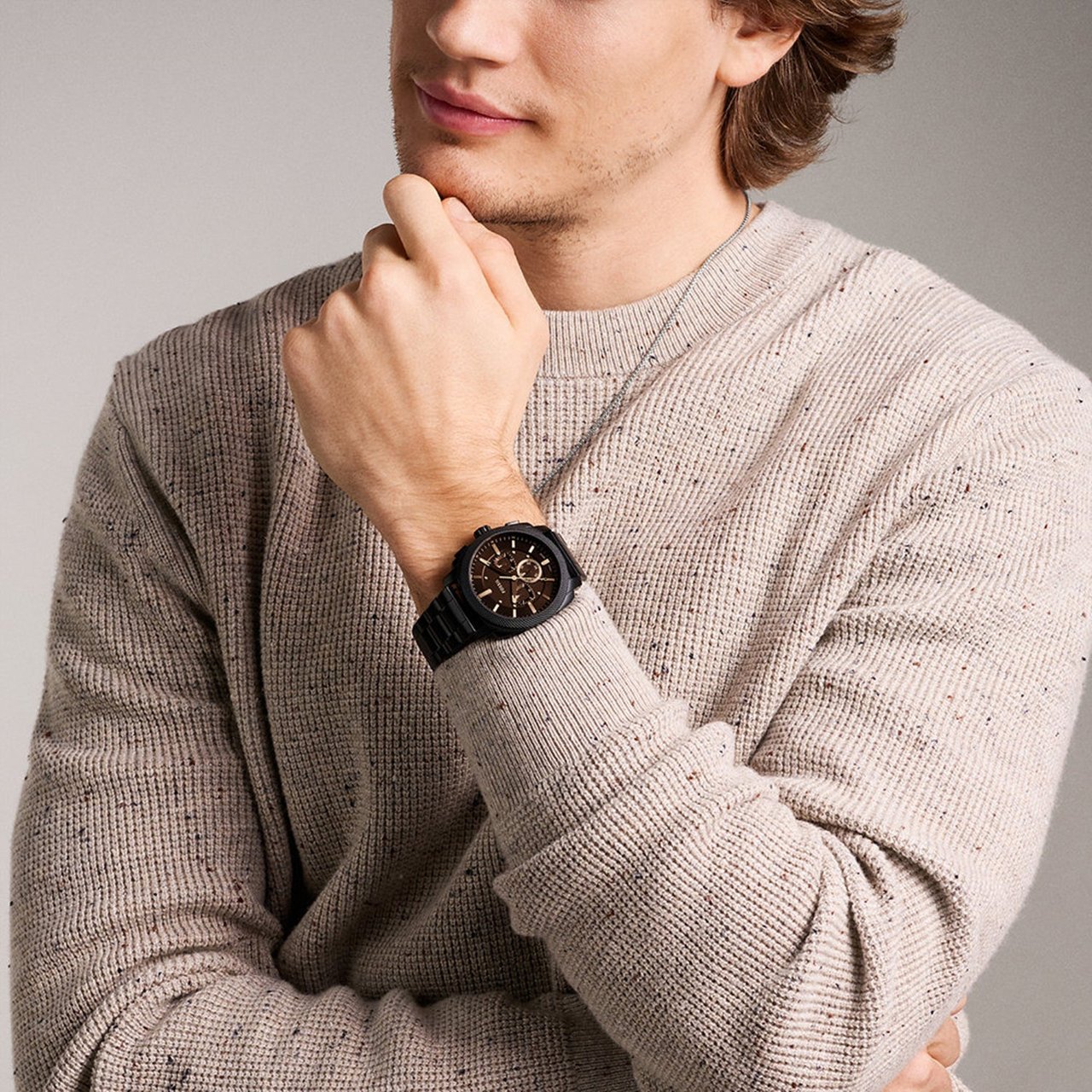 Fossil - Horloge - Wit Zwart