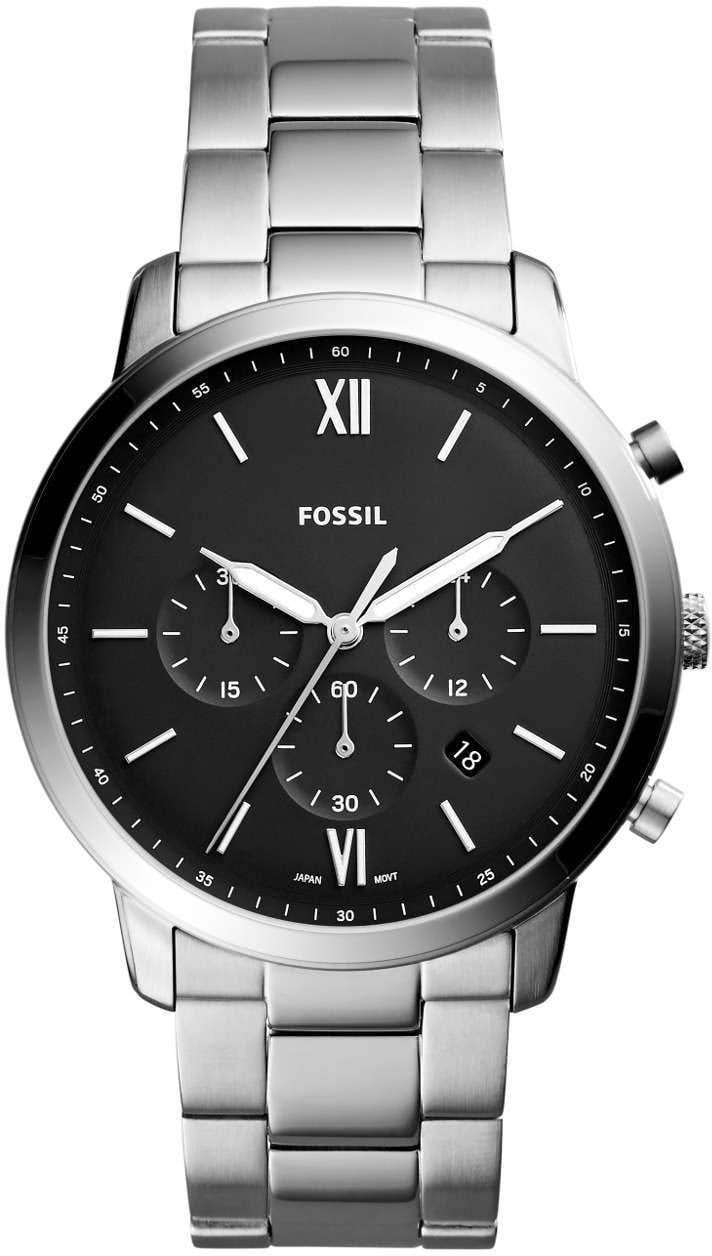 Fossil Neutra Chrono Horloge Zilver