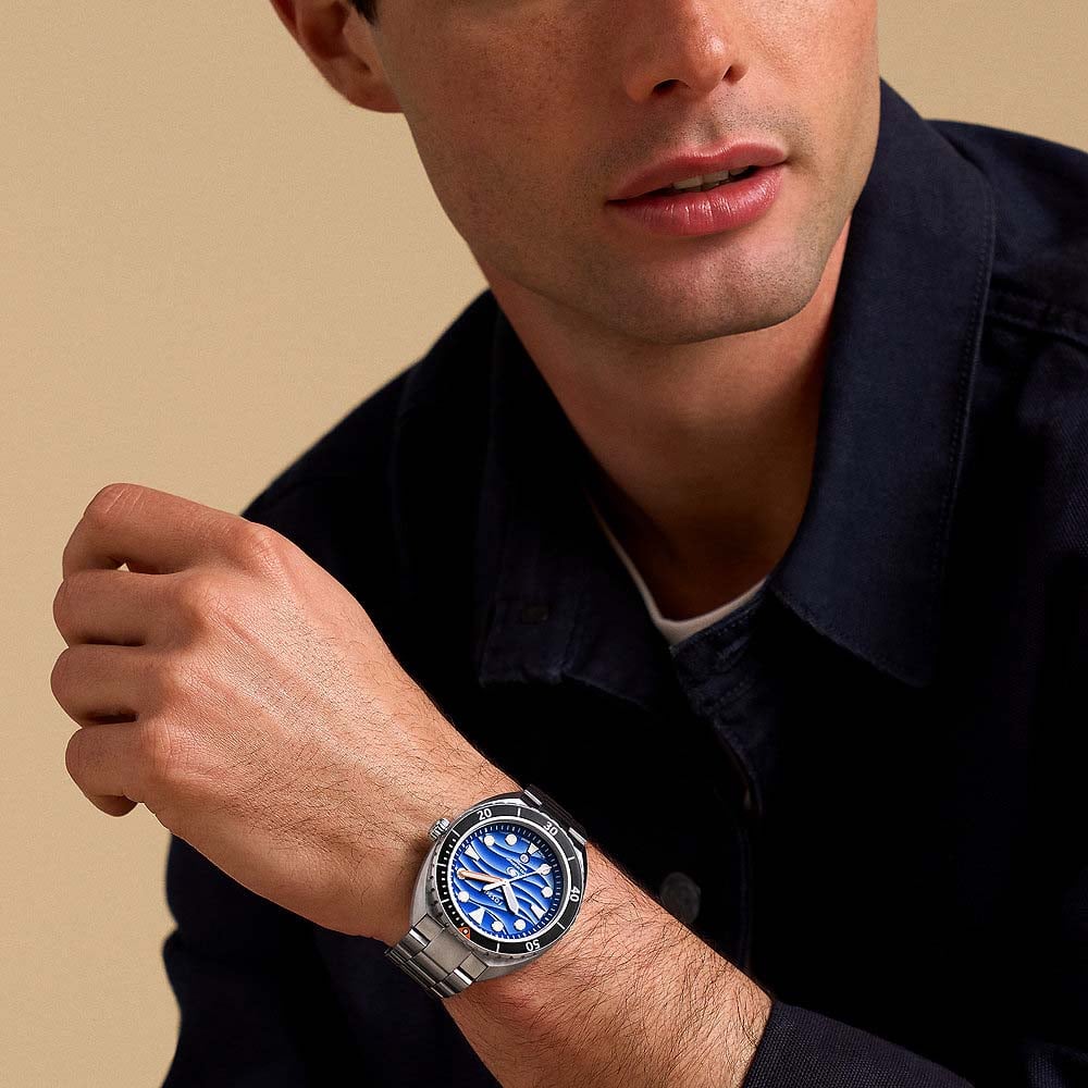 Fossil Breaker Horloge Zilver