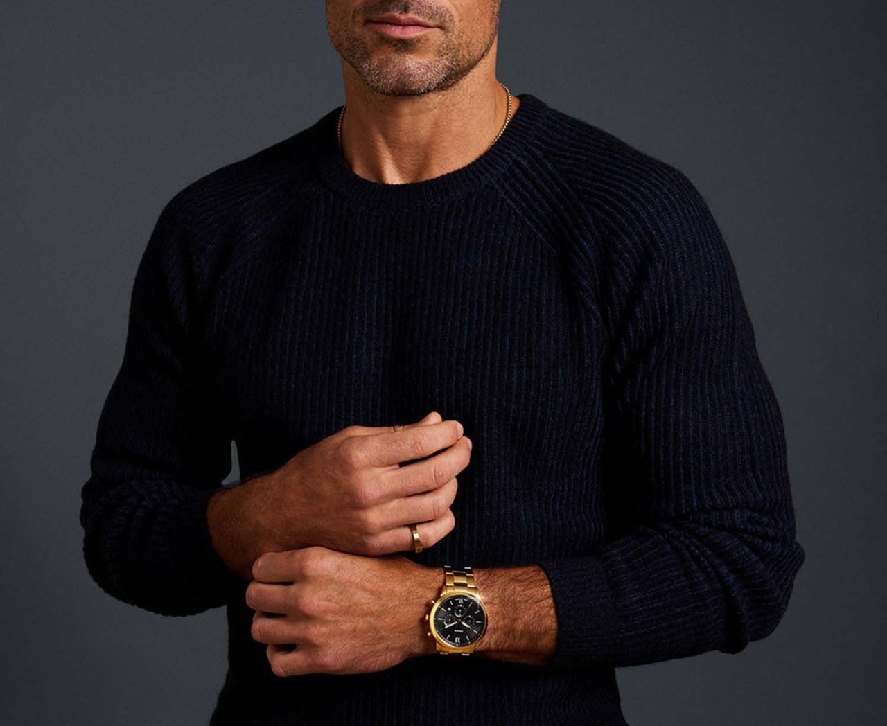 Fossil Neutra Horloge Goud