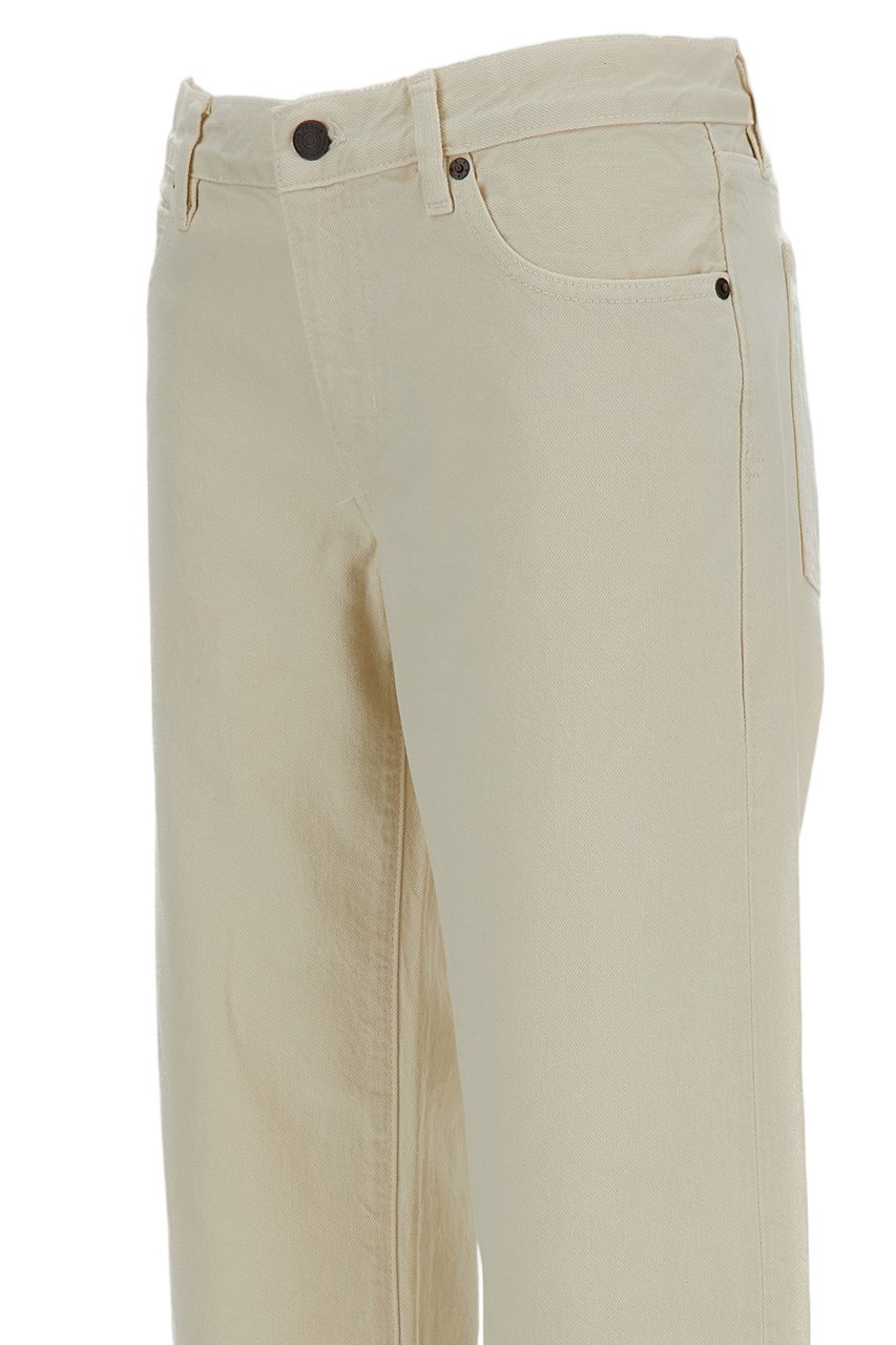 Frame 5-Pocket Rigid Cotton Jeans Wit