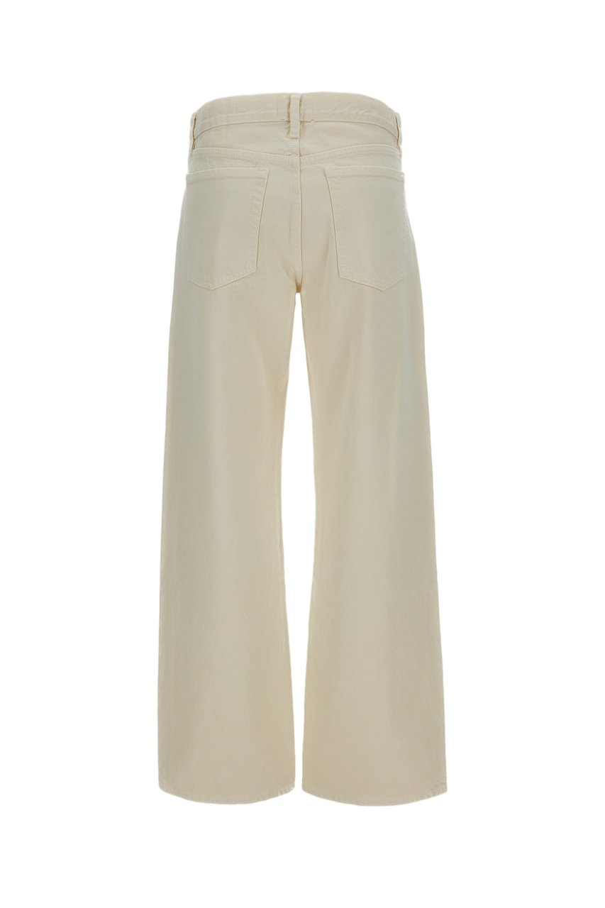 Frame 5-Pocket Rigid Cotton Jeans Wit