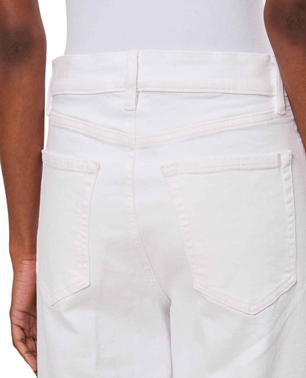Frame Straight-Leg Jeans With High Waist And Classic Five-Pocket Design Wit