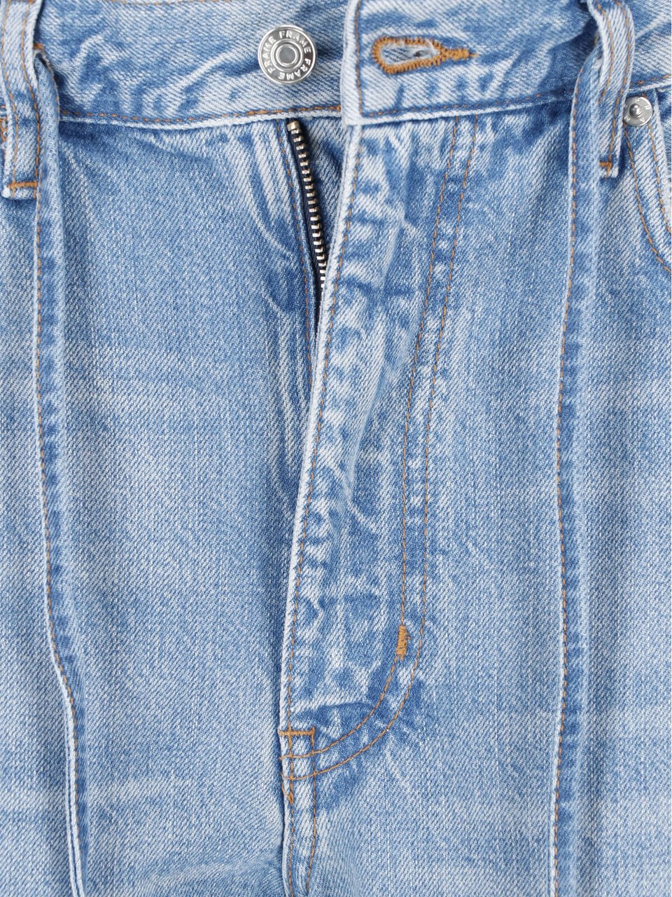 Frame Light Blue The Bow Jeans Blauw