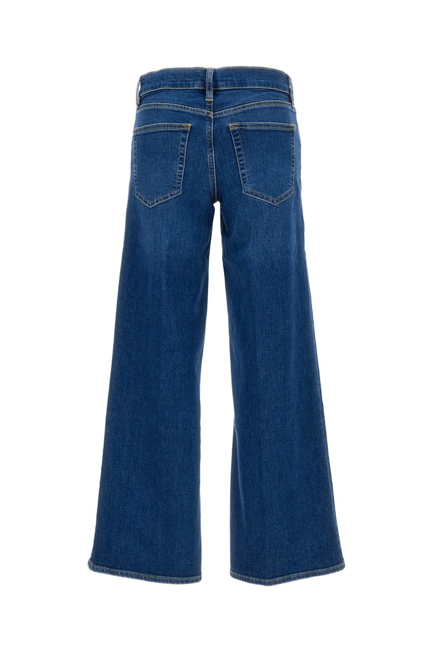 Frame Low Rise Le Slim Palazzo Jeans Blauw