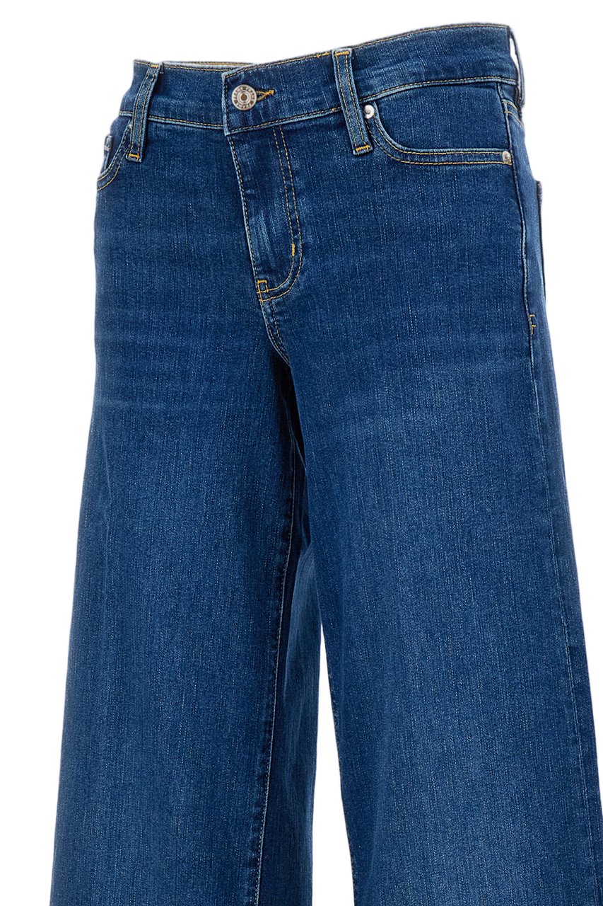 Frame Low Rise Le Slim Palazzo Jeans Blauw