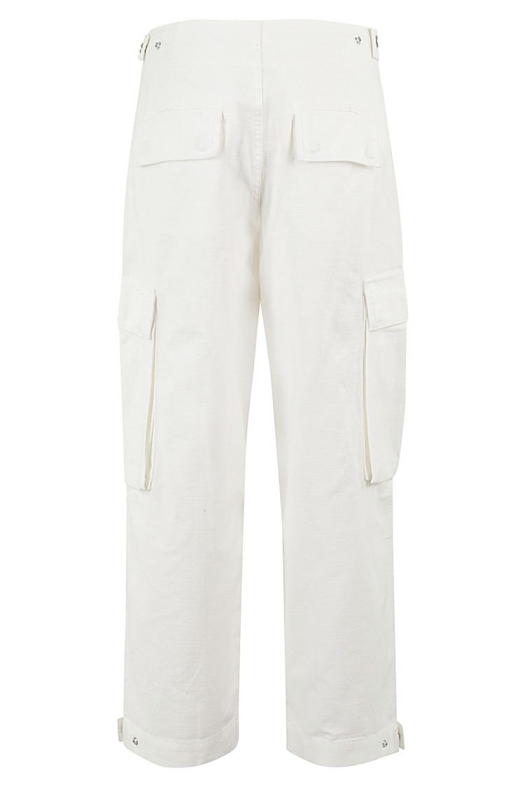 Frame Wide Leg Cargo Jeans Wit