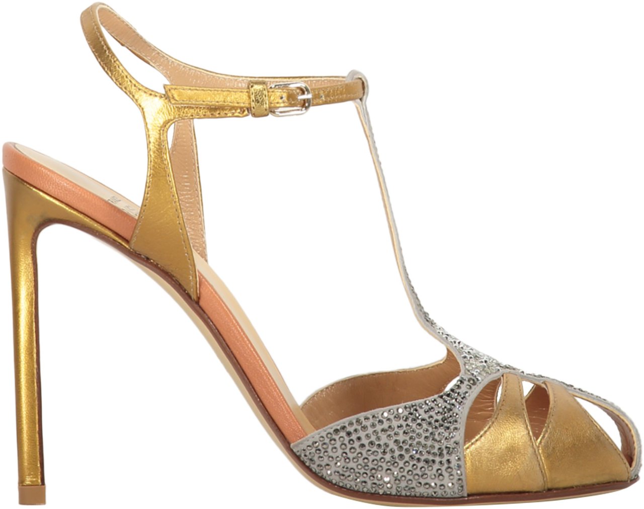 Francesco Russo Heeled sandals Goud