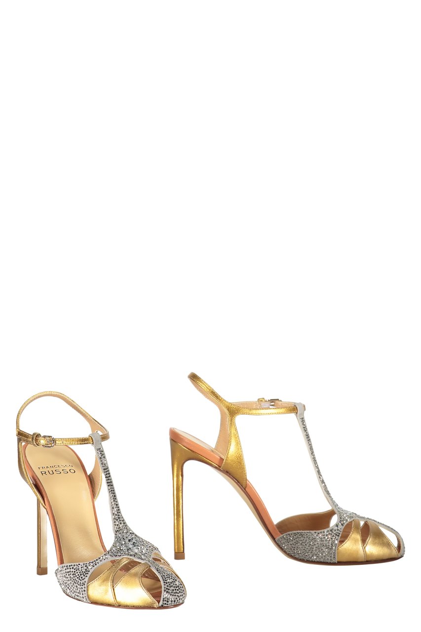 Francesco Russo Heeled sandals Goud