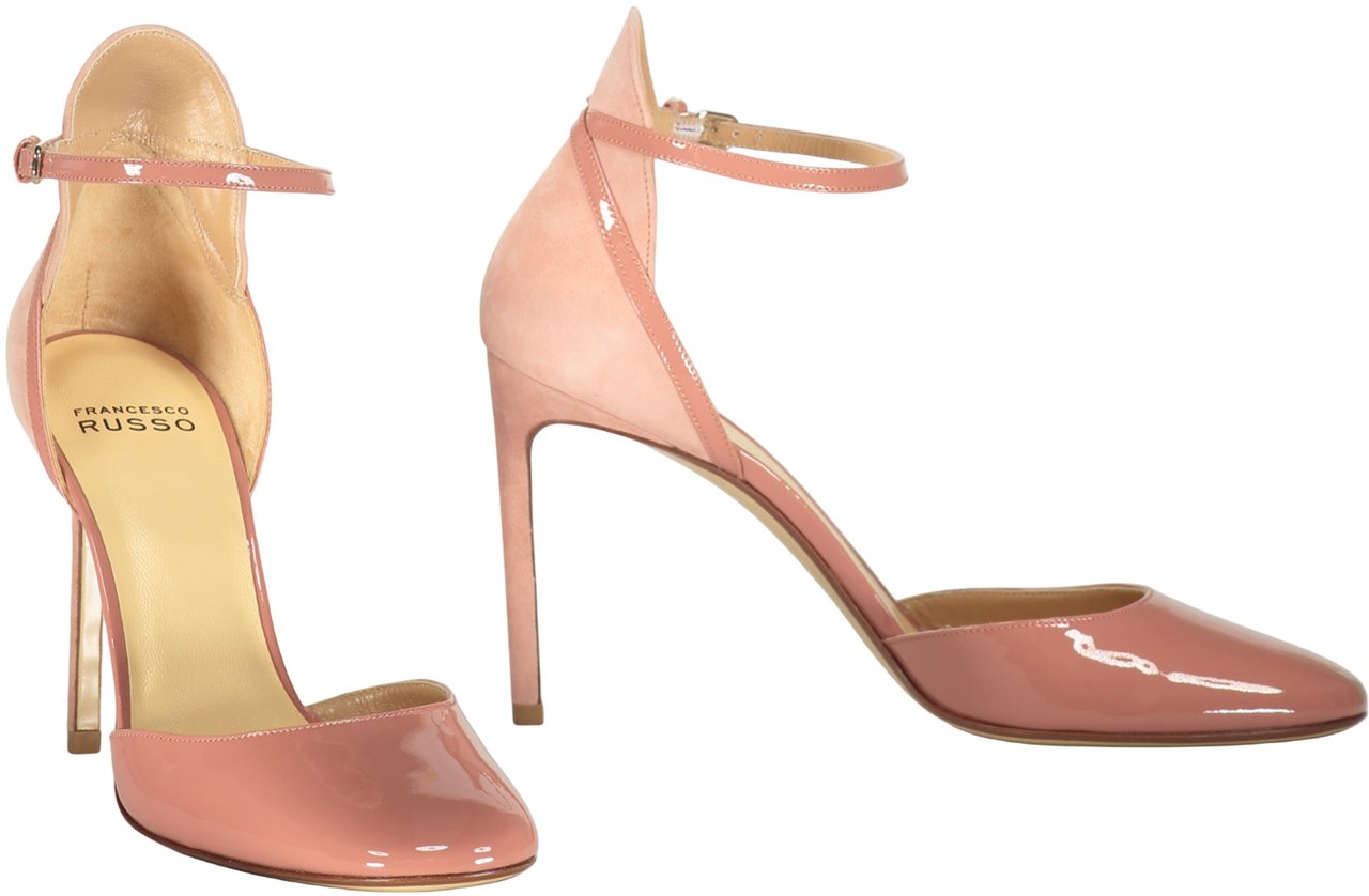 Francesco Russo Décolleté in leather Neutraal