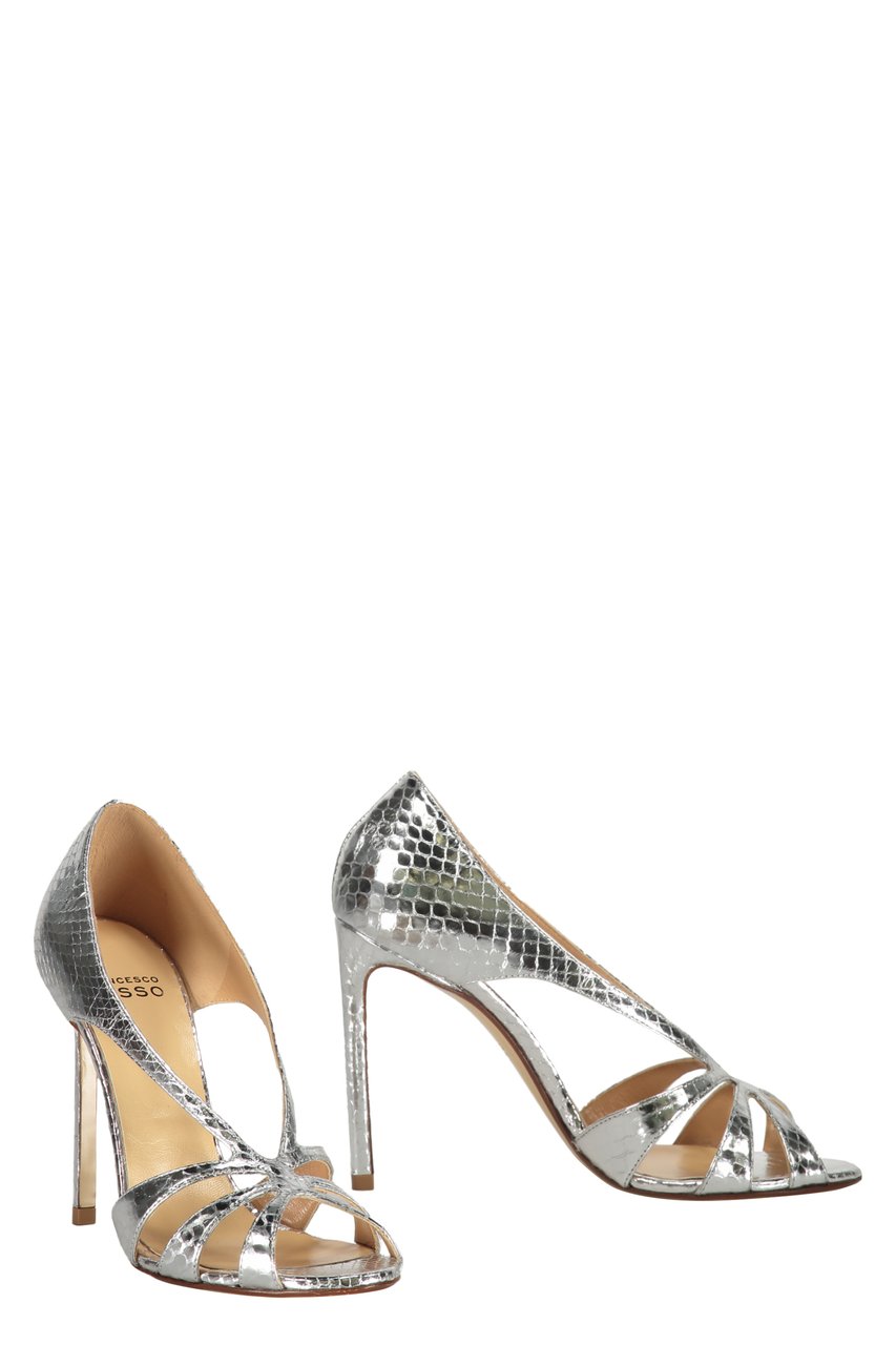 Francesco Russo Heeled sandals Zilver