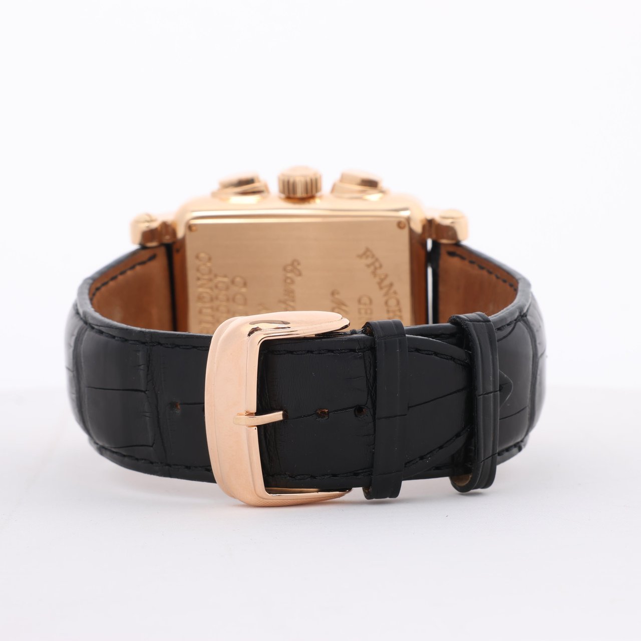 Franck Muller Franck Muller Conquistador Cortez 10000 H CC Leather x RS AT Silver-Face Watch Zilver